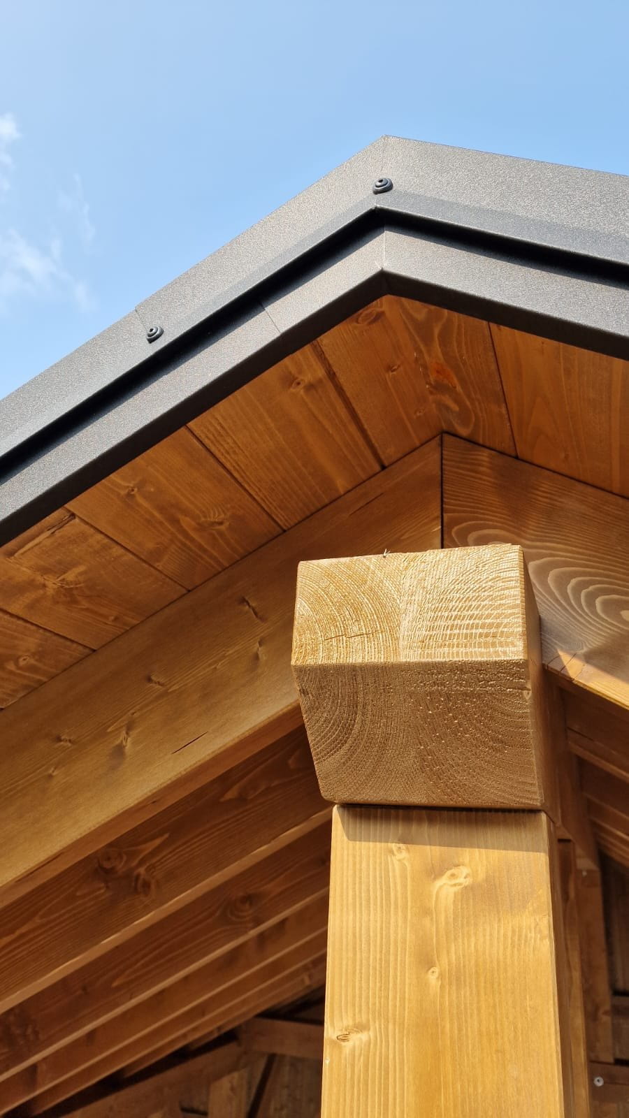 Holzcarport mit Satteldach 6,5×7,5 – Bild 6