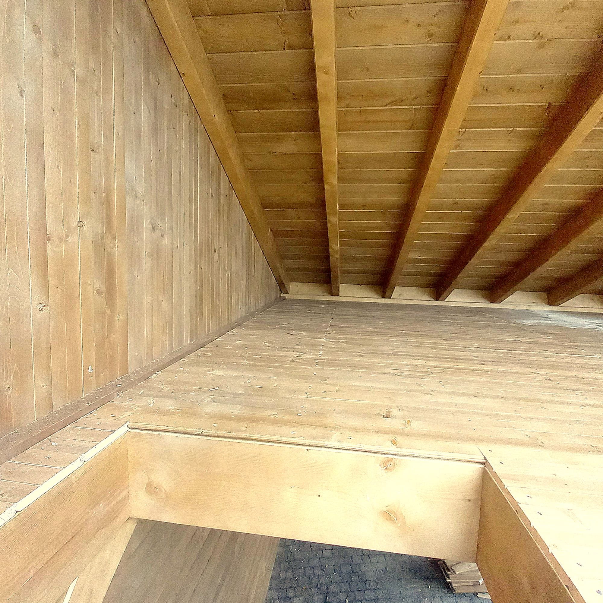 Holzcarport mit Satteldach 5,5 × 7,5, für zwei Autos – Bild 4