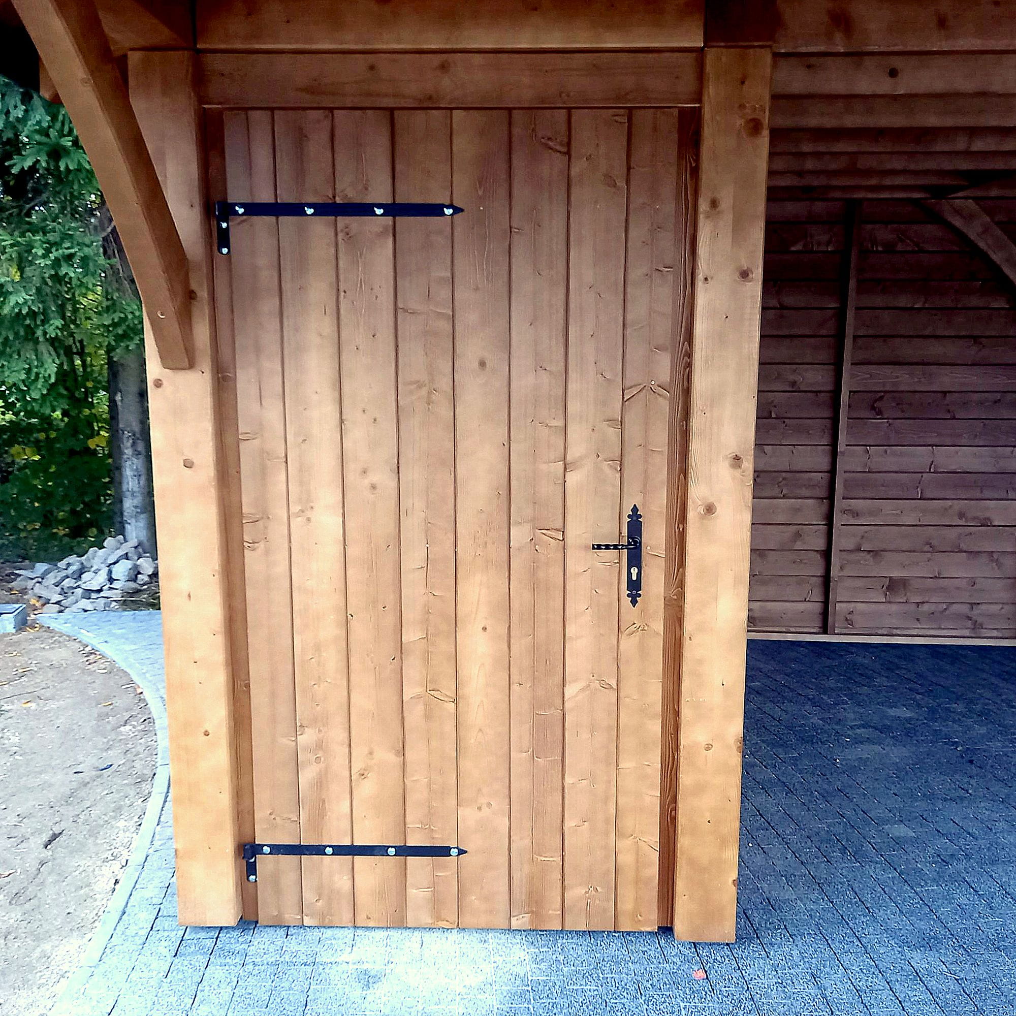 Holzcarport mit Satteldach 5,5 × 7,5, für zwei Autos – Bild 11