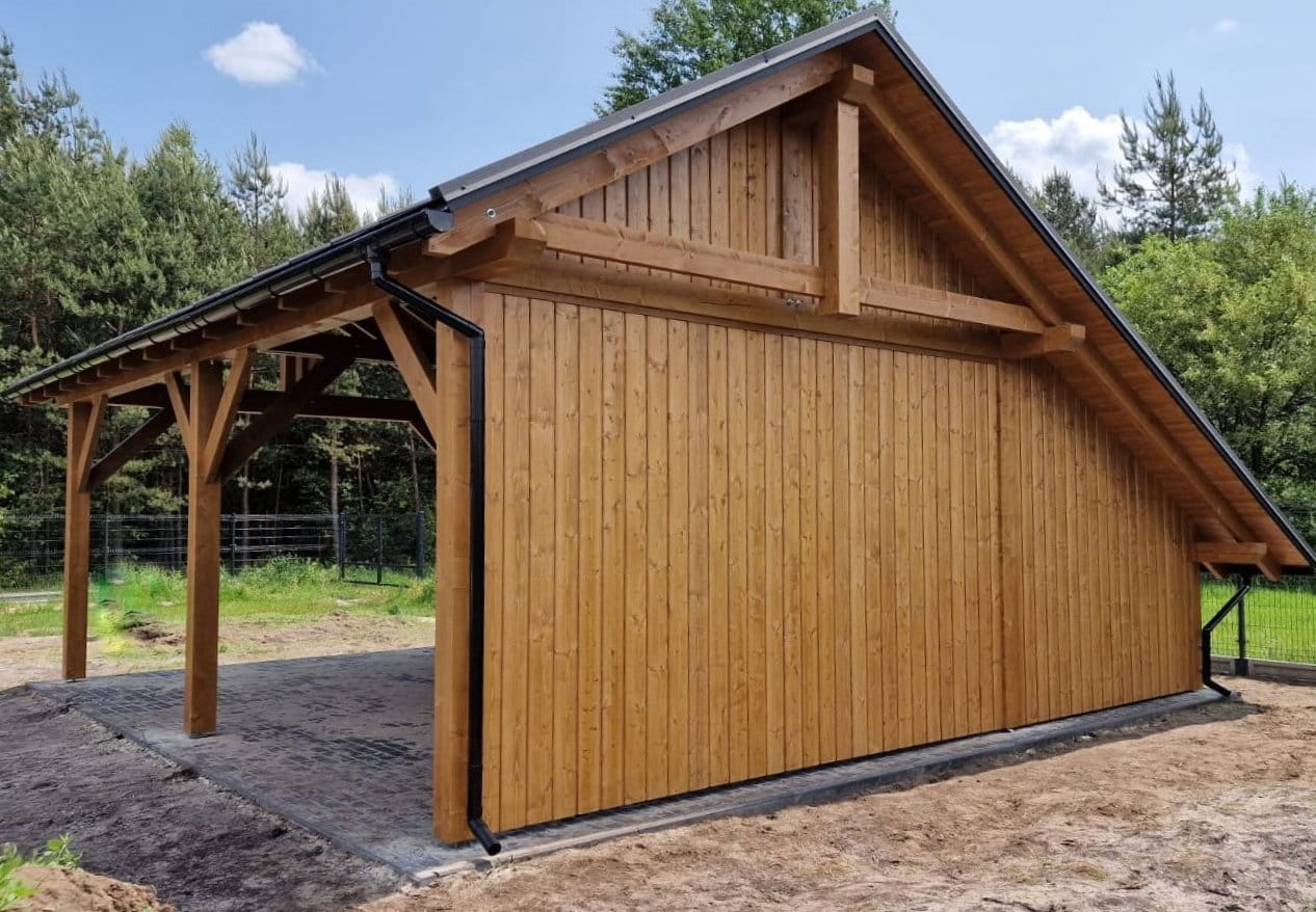 Holzcarport mit Satteldach 6,5×7,5 – Bild 4