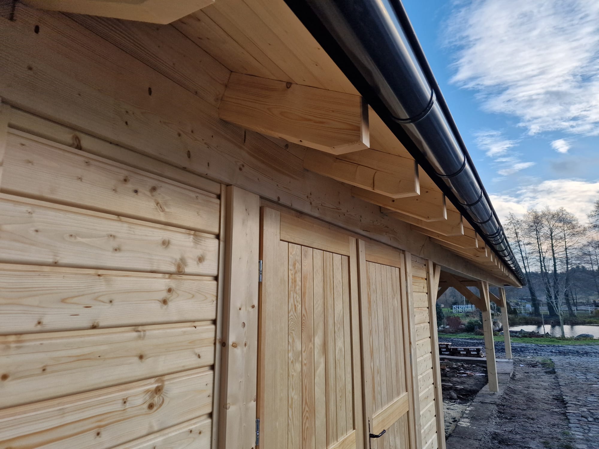 Holzcarport 5x15 mit Abstellraum – Bild 5