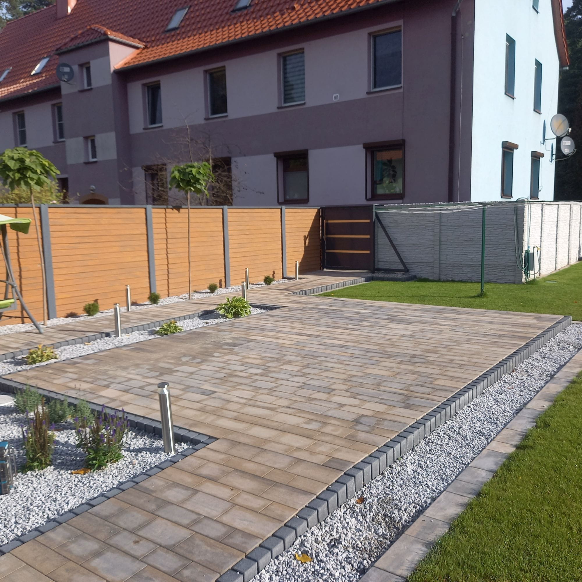 Holzüberdachung 5×4,5 m – moderne Gartenkonstruktion Gliwice – Bild 2