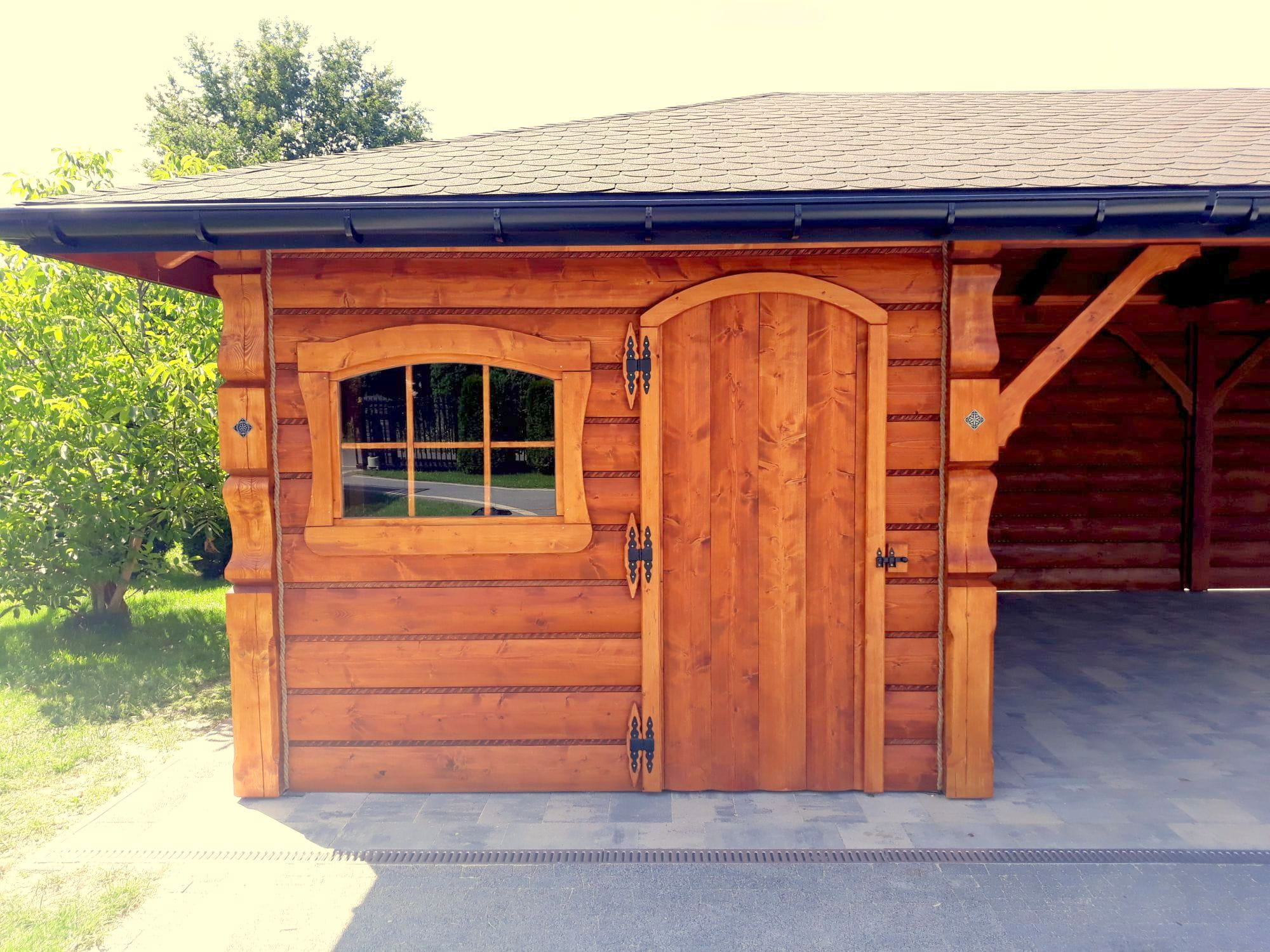 Holzüberdachung 10×5 m – PREMIUM-Klasse – Bild 5