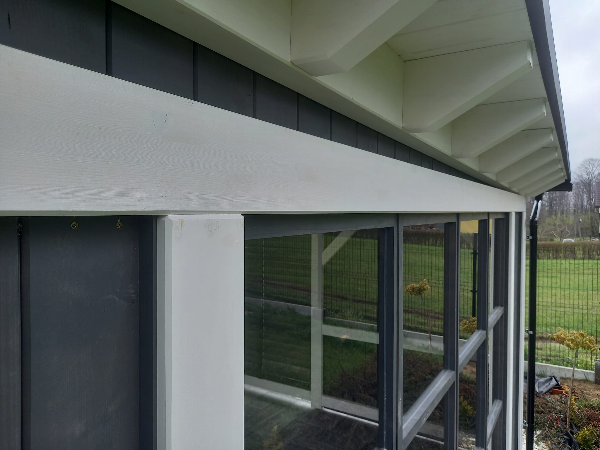 Holzpergola 5×8 m – moderne Gartenüberdachung Tymbark – Bild 9