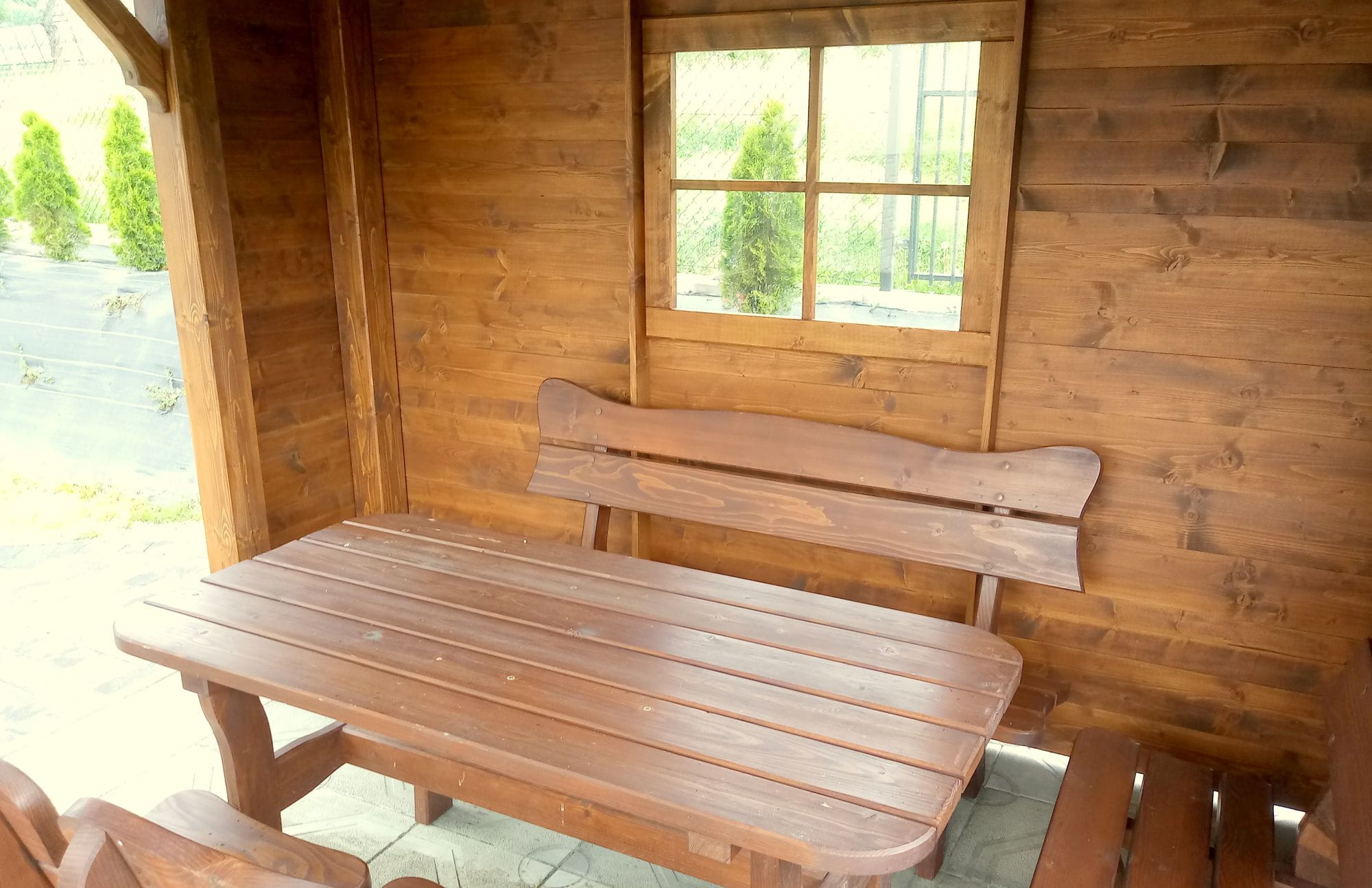 Holzgartenhaus 3,5×3,5 m – modernes Gartenhaus mit Satteldach – Bild 5
