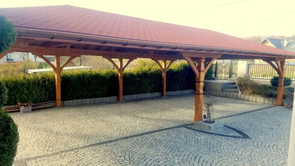 Holzüberdachung 12,5 x 5,5 m – Gorlice