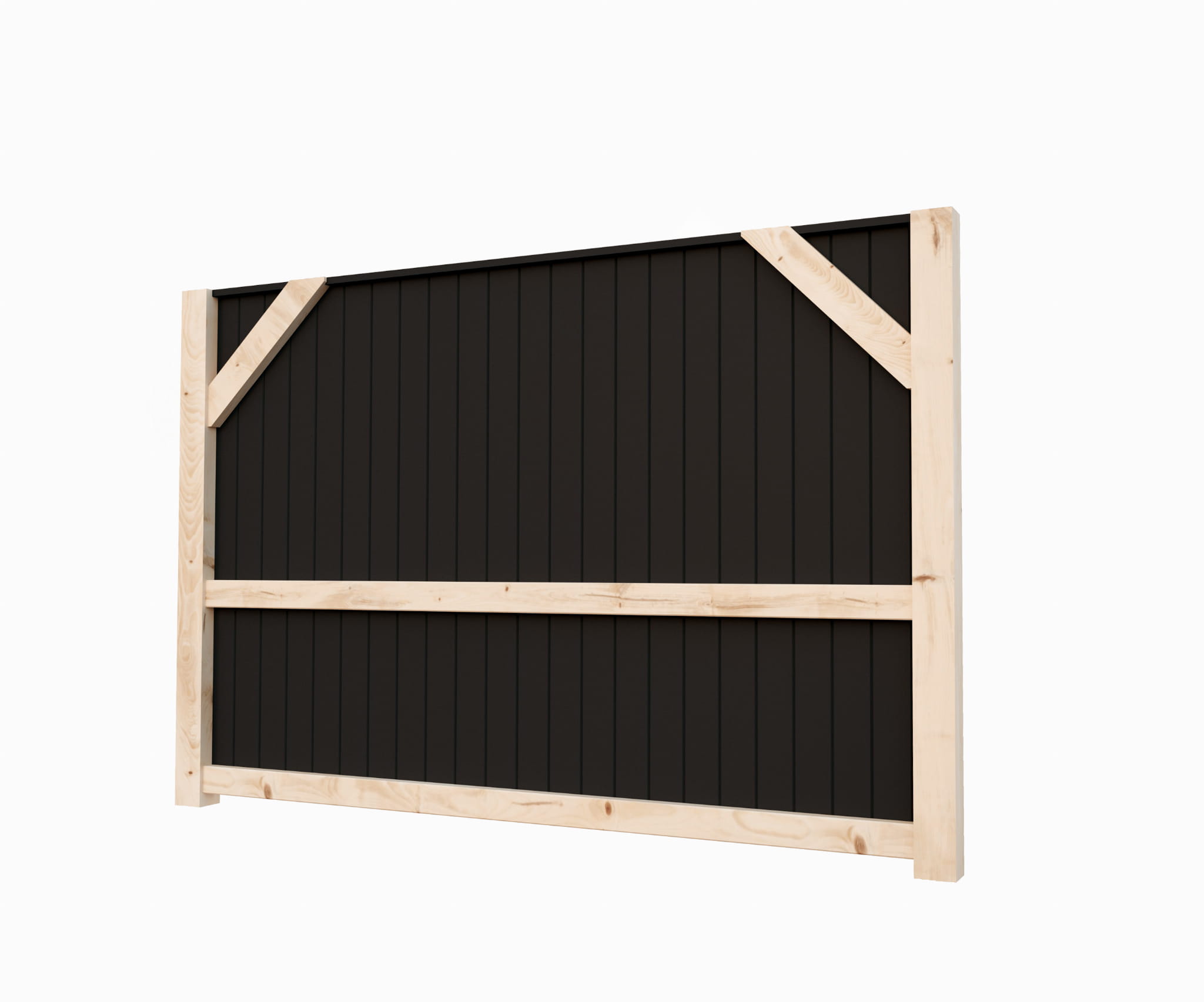 Walmdach-Unterstand 6,5×5 m mit Wandverkleidung – solide, funktional und elegant aus KVH C24 – Bild 7